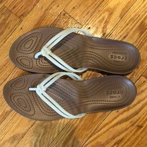 Crocs Isabella Flip Flops Size 7